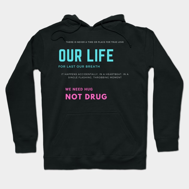 NUGS NOT DRUG Hoodie by zackmuse1